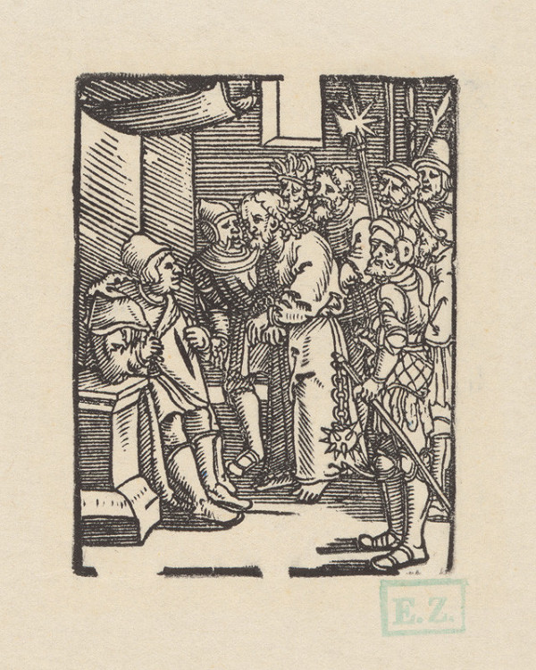 Erhard Schön – Kristus pred Annášom 