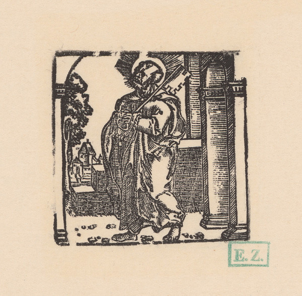 Grafik, Hans Springinklee, Erhard Schön – Svätý Peter apoštol