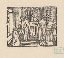 pravdepodobne českí kopisti Husovej Postylly z roku 1564 Stredoeurópski – Prijímanie chleba a vína 