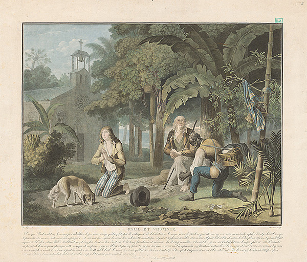 Charles-Melchior Descourtis, Joseph Friedrich August Schall – Paul a Virginia