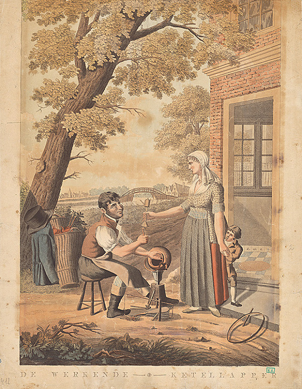 Holandský grafik z polovice 19. storočia – Medikováč