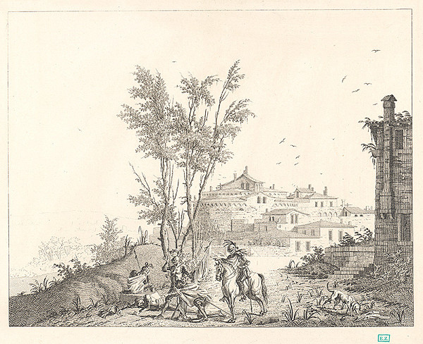 Luigi Rados, Pietro Gonzaga, Gaspare Galliari – Zbrojnoši pred mestom