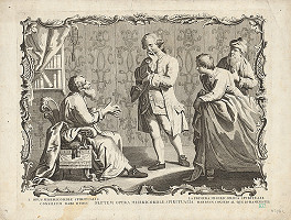 Taliansky grafik z 2. polovice 18. storočia, Giovanni Battista Volpato, Giovanni Antonio Remondini – Dielo milosrdenstva duchovného ((Hriešnikov napomínať (III), Septem opera Misericordiæ spiritualia)) 