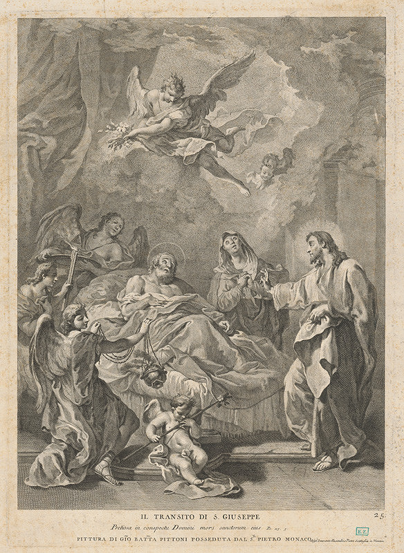 Pietro Scattaglia, Giovanni Battista Pittoni, Innocente Alessandri – Smrť Svätého Jozefa