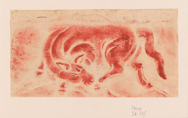 thi My Tran – Bežiaci kôň pozerajúci dozadu 