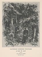 Jaroslav Vodrážka – Plagát s grafikou Stráž 