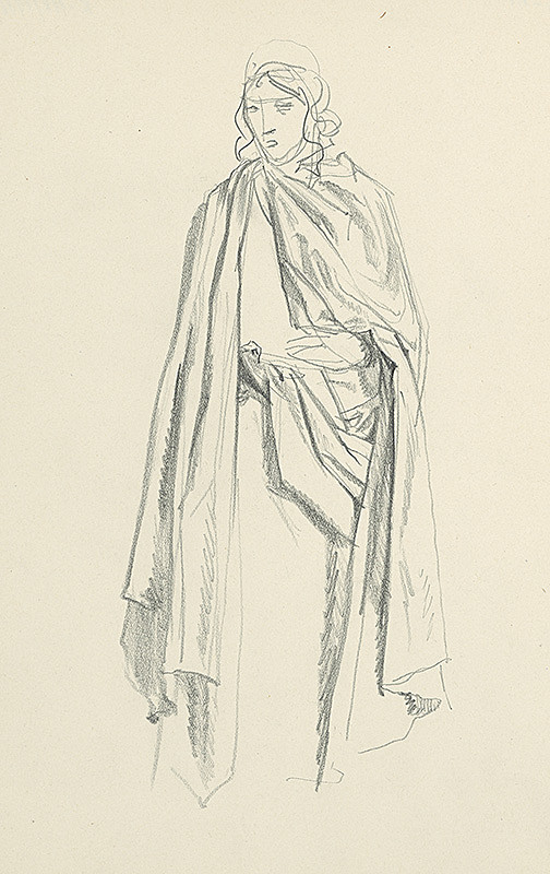 Jaroslav Vodrážka – Štúdia zahalenej postavy 