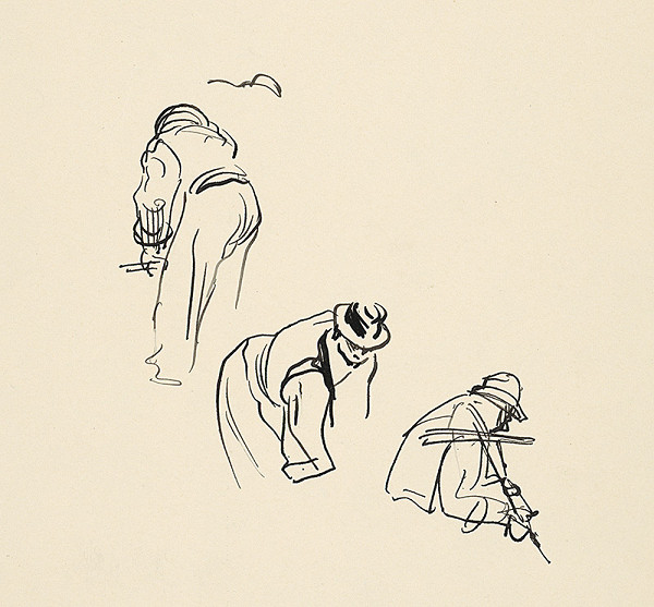 Jaroslav Vodrážka – Pohybové štúdie sedliakov na poli 