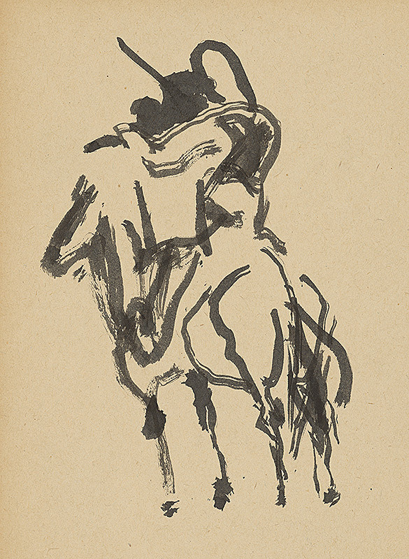 Jaroslav Vodrážka – Jazdec s huslami I. 