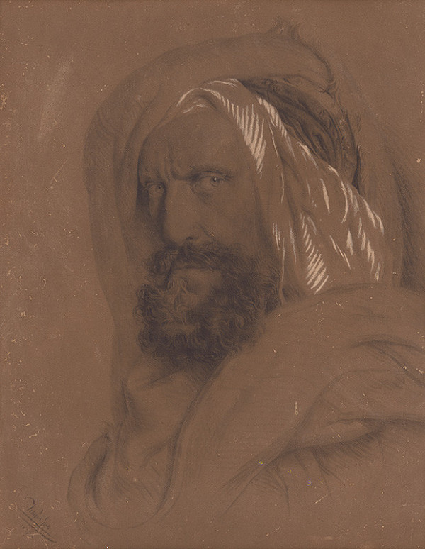 Stredoeurópsky majster – Portrét muža v orientálnom odeve