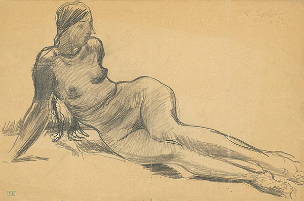 Koloman Sokol – Ležiaci akt 