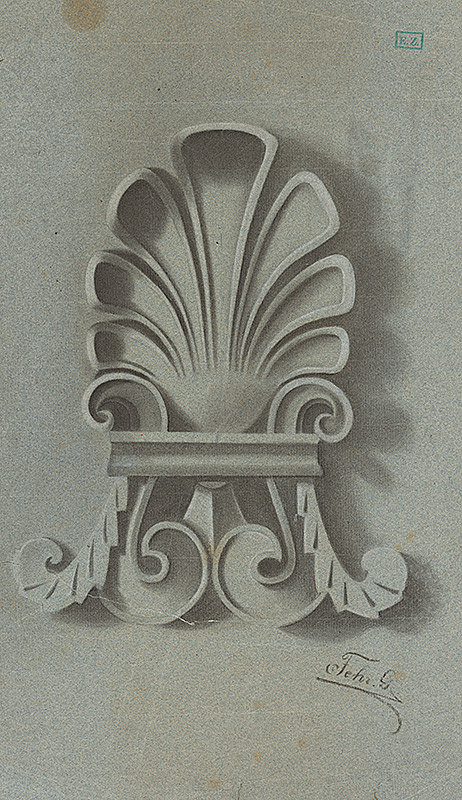 F.G. Monogramista – Štúdia palmety 