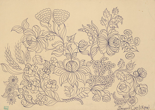 Mátyásné Cselik – Vzorky ľudovej výšivky z Drágszél 