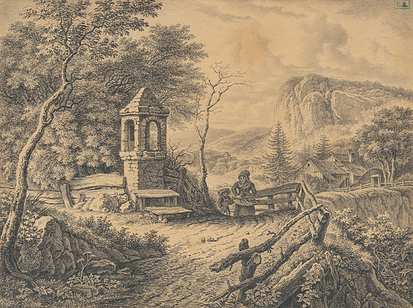 Stredoeurópsky majster z polovice 19. storočia – Žánrový výjav 