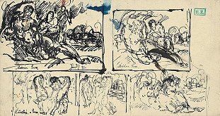 Teodor Janoška – Skice s biblickými motívmi 