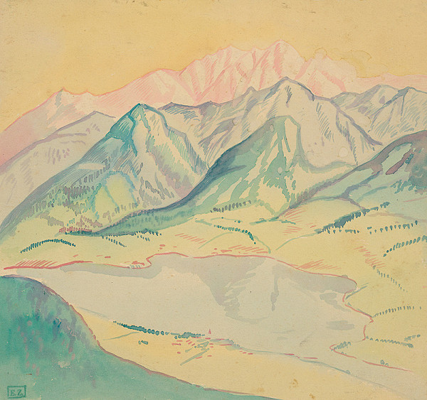 Rakúsky maliar z 1. polovice 20. storočia – Hory