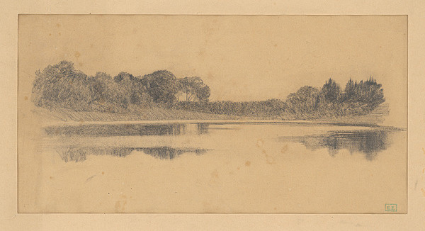 Stredoeurópsky majster z 1. polovice 20. storočia – Krajina s riekou 