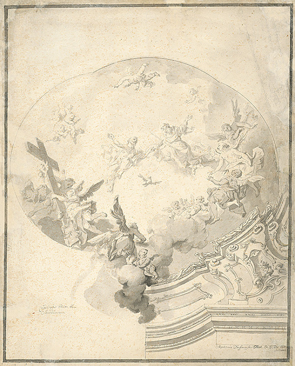 Stephan Dorffmeister – Svätá Trojica (Skica k Svätej Trojici) 