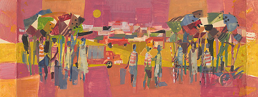 Lajos Luzsicza – Návrh na monumentálnu realizáciu do rekreačného strediska v Hajdúszoboszló 