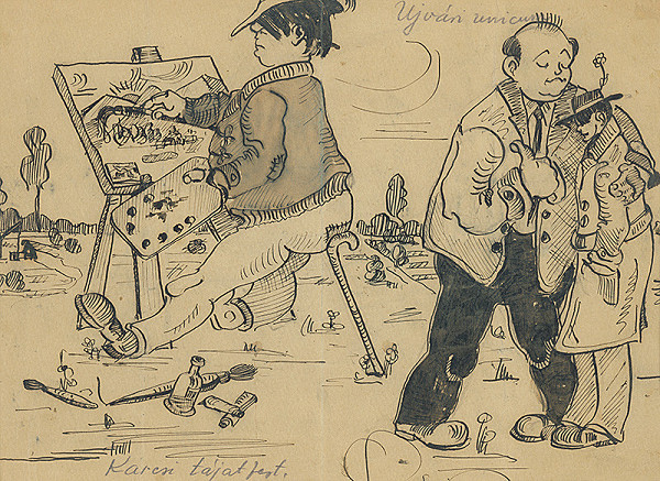 Lajos Luzsicza – Karcsi maľuje krajinu 