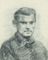 Lajos Luzsicza – Portrét mladého muža 