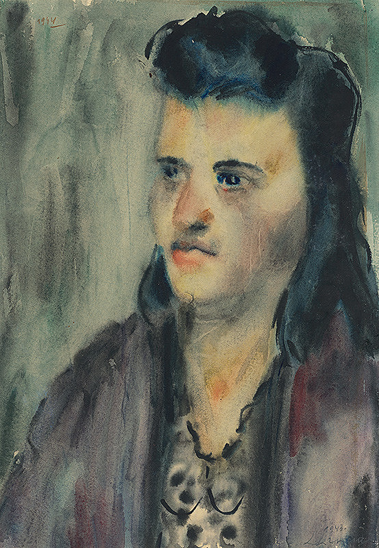 Lajos Luzsicza – Portrét dievčaťa 