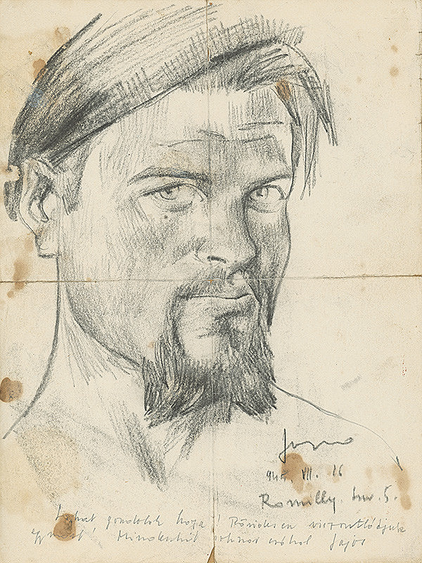 Lajos Luzsicza – Autoportrét zo zajateckého tábora II. 