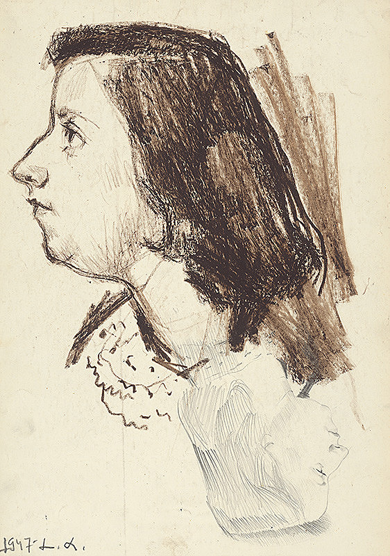 Lajos Luzsicza – Portrét Ágnes 