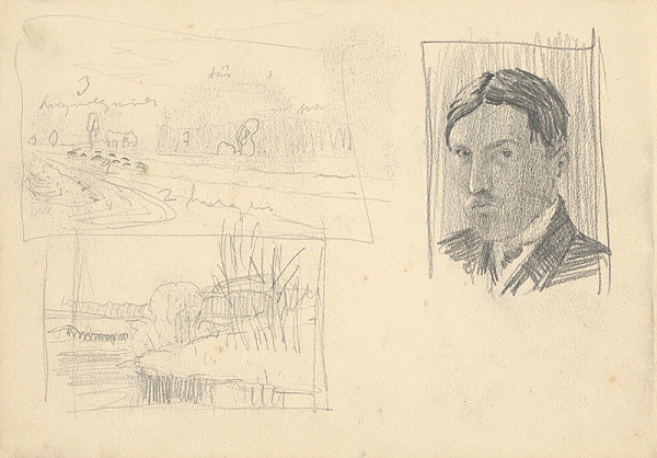 Ján Thain – Skicár z roku 1914 - strana zo skicára