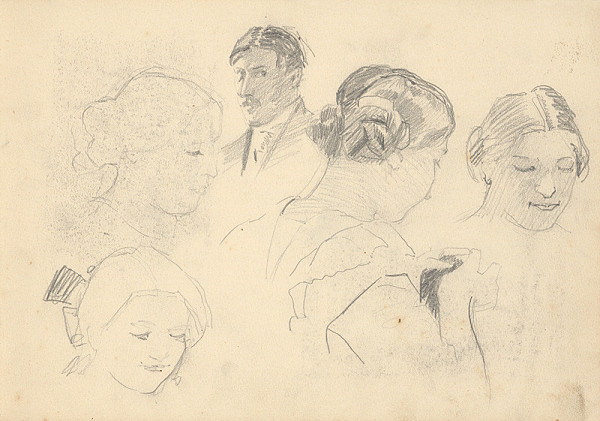 Ján Thain – Skicár z roku 1914 - strana zo skicára 