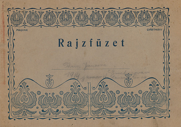 Ján Thain – Skicár z roku 1914 