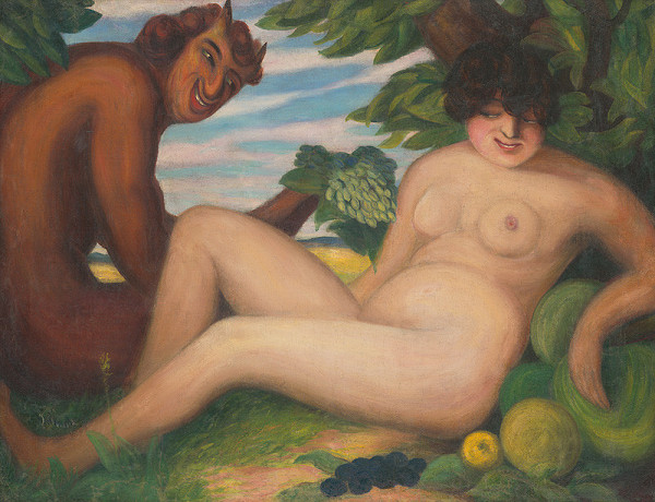 Stredoeurópsky majster, Anton Jasusch – Žena so satyrom 