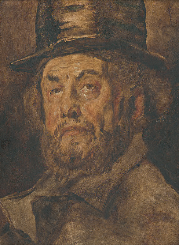 Wilhelm Maria Hubertus Leibl – Muž v cylindri 