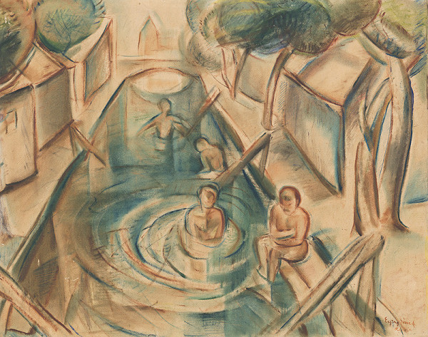 József Egry – Kúpalisko v Hévízi 