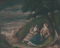 Július Rudnay – Dve slečny pod stromom 