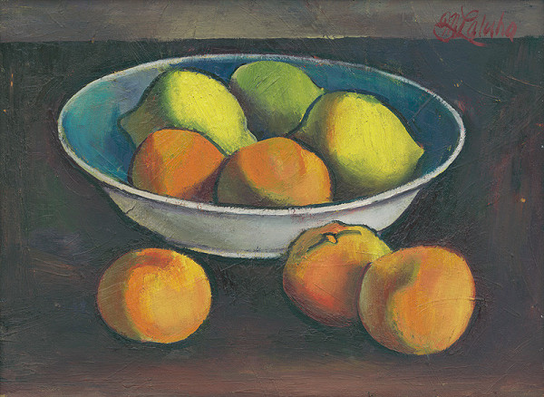 Milan Laluha – Ovocie s miskou 