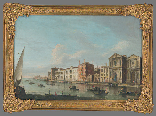 Apollonio Domenichini – Fondamenta delle Zattere s Kostolom Sv. Ducha