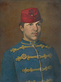 Gyula Boross – Portrét vojaka (Portrét mladého dôstojníka) 