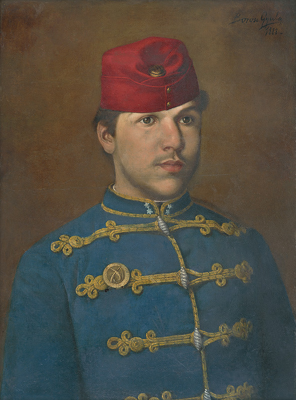 Gyula Boross – Portrét vojaka (Portrét mladého dôstojníka) 