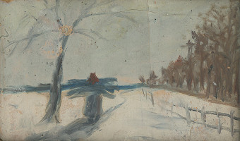 Károly Vágovits – Zasnežená krajina 