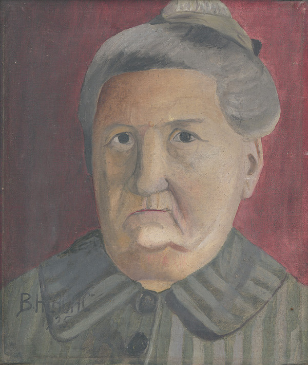 Bedřich Hlaváč – Portrét starej ženy