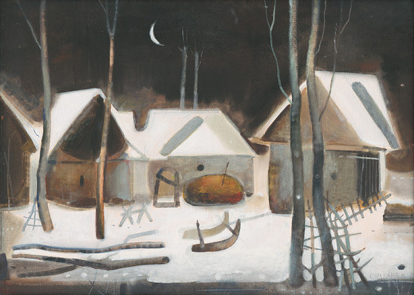 Vladimír Kompánek – Dvor s mesiačikom