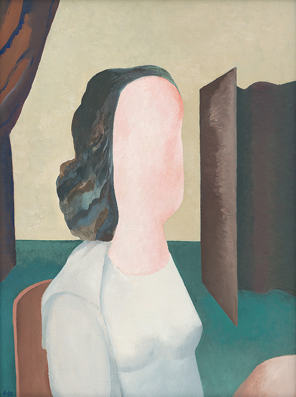 Viera Kraicová – Žena v izbe s paravánom 