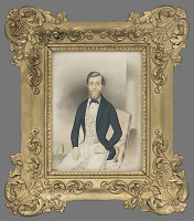 Ľudovít Nyulassy – Sediaci muž v kresle  