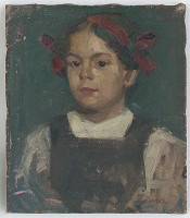 János Czencz – Portrét dievčaťa 