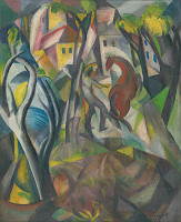 Armand Schönberger – Muž s koňom v krajine 