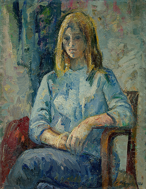 Lenka Boťanská-Andrášiová – Portrét dievčaťa