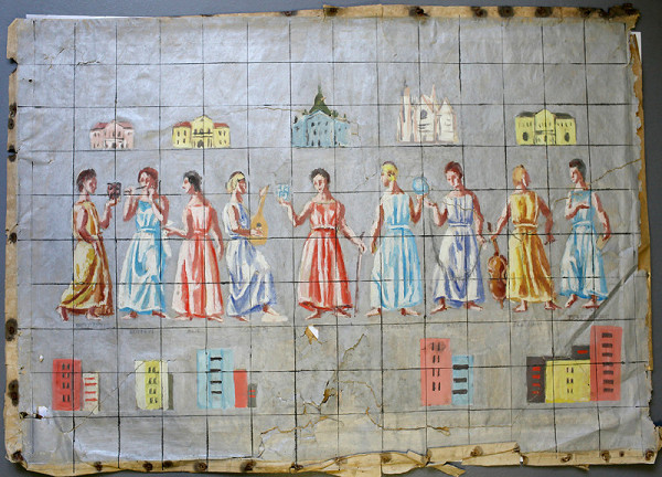 Ernest Zmeták – Návrh opony do Košického štátneho divadla 