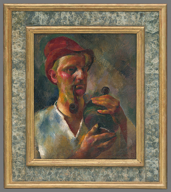 Vilmos Aba-Novák – Autoportrét 