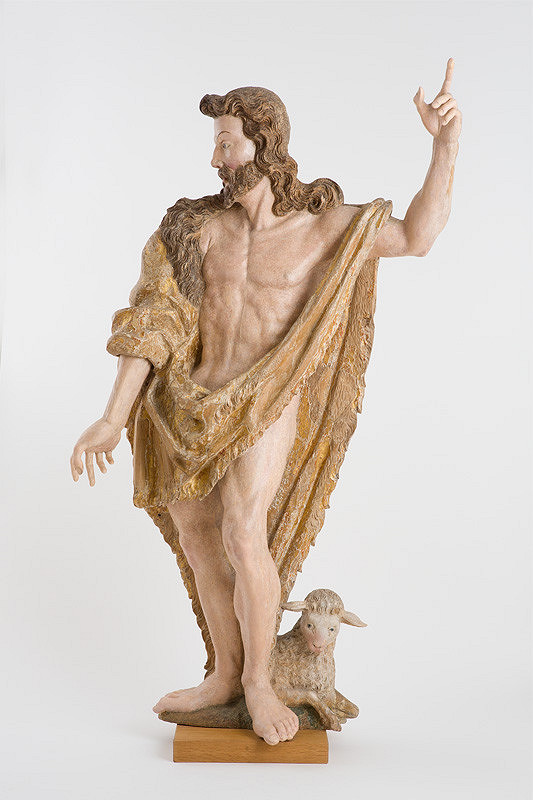 Barokový sochár – Svätý Ján Krstiteľ s ovečkou 